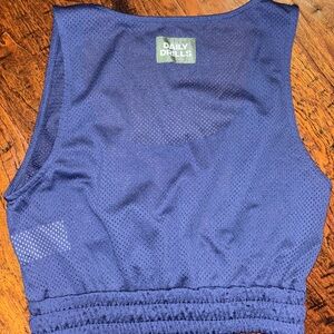 DAILY DRILLS mesh navy tank!!!